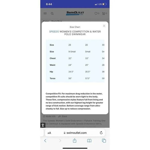 Speedo Endurance+ Flyback Racing Cut Swimsuit Size 26 Green/Blue Competition NEW - Picture 10 of 10